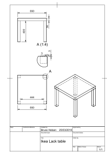 Ikea Lack Table Dimensions And 3d Files, Ikea Lack Side Table Dimensions